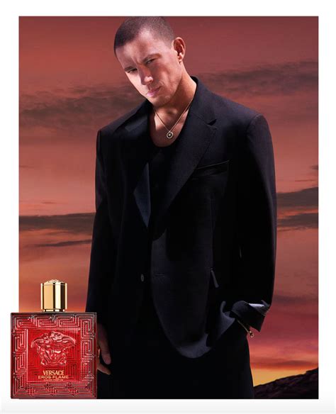 versace eros ad robe|Versace channing tatum eros.